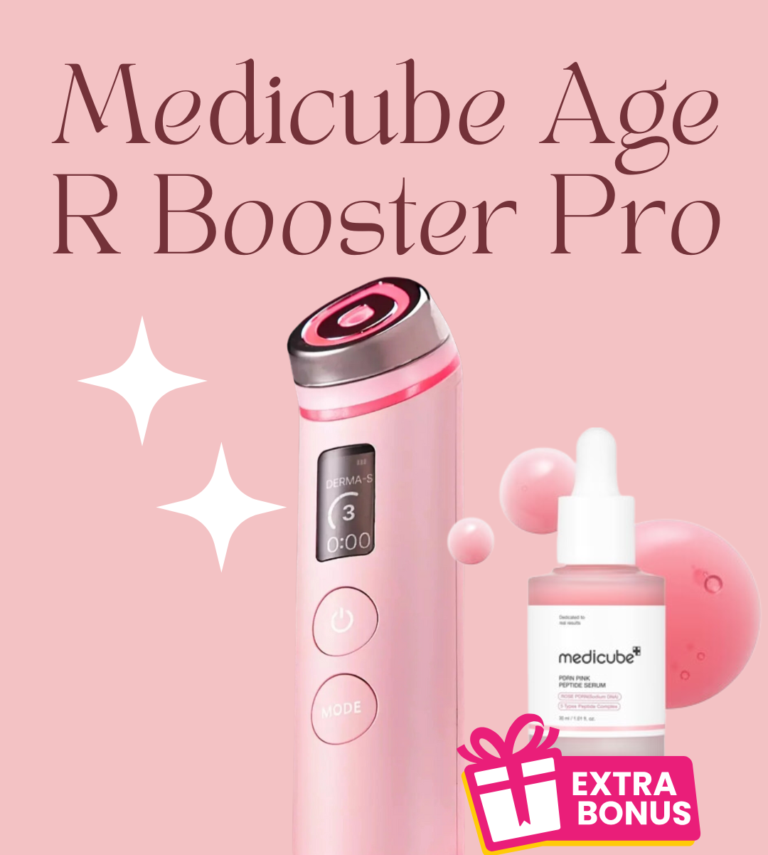 Medicube AGE-R Booster Pro 6-in-1 device for firming, hydration, and anti-aging in Pakistan