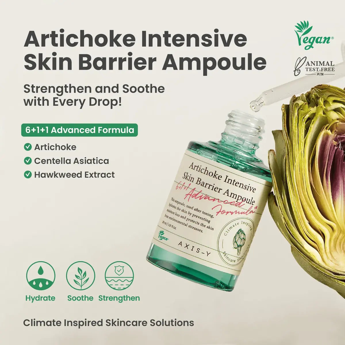 AXIS-Y Artichoke Intensive Skin Barrier Ampoule 30ml Pakistan ingredients