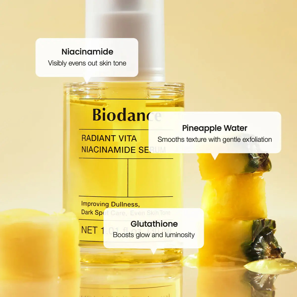 Biodance Radiant Vita Niacinamide Serum 30ml Pakistan ingredients