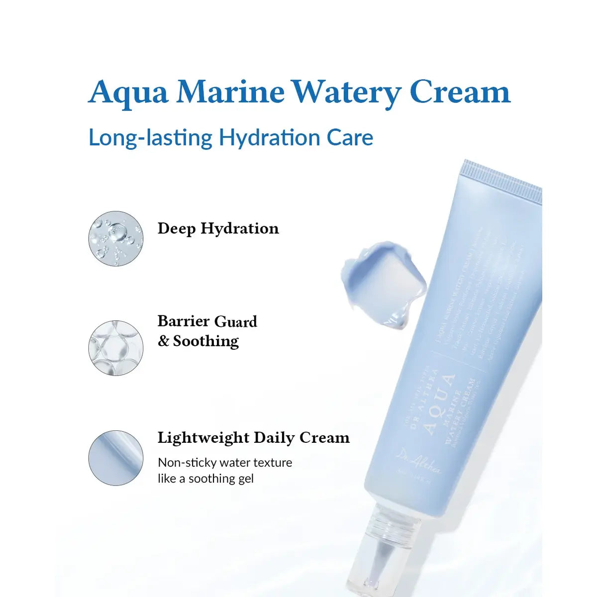 Dr. Althea Aqua Marine Watery Cream 50ml hydration care in Pakistan
