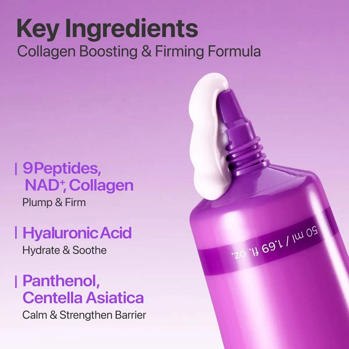 Numbuzin No.9+ NAD+ Peptides Dewy Sun Essence 50ml ingredients in Pakistan