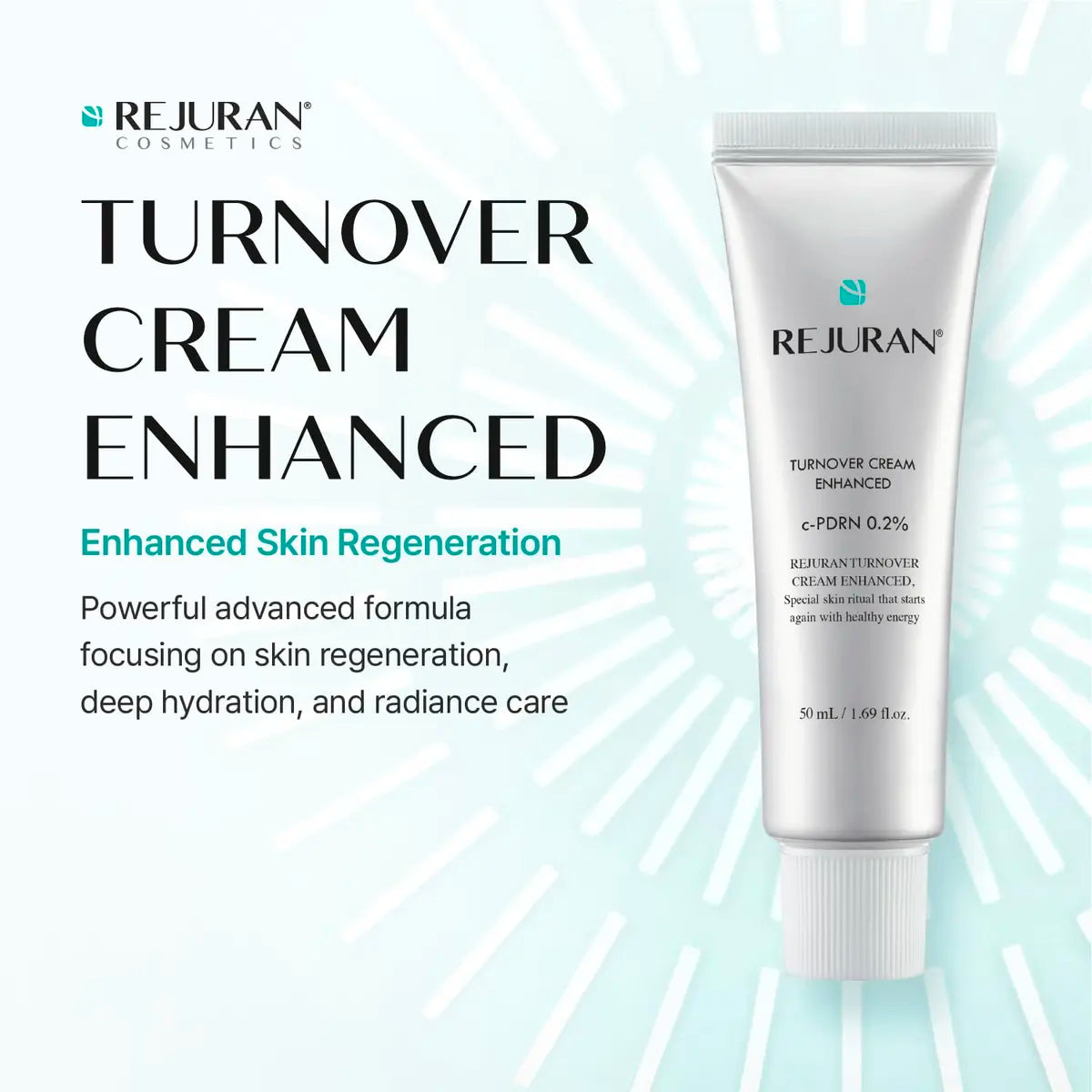 Rejuran Turnover Cream Enhanced 50ml moisturizer with c-PDRN in Pakistan
