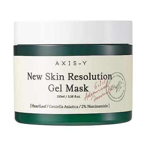 AXIS-Y New Skin Resolution Gel Mask 100ml - Korean skincare available in Pakistan at the best price. Brightens, soothes, and moisturizes skin.