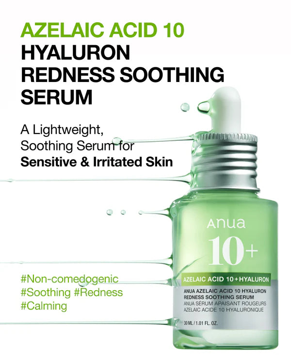 Anua – Azelaic Acid 10 Hyaluron Redness Soothing Serum-30ml in Pakistan