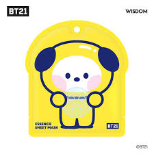 BT21 - Minini Essence Mask Sheet: BT21 Minini Essence Mask Sheet with 25g of essence per mask, offering targeted skin care for various needs. Includes formulas for hydration, elasticity, radiance, and soothing. Available in Pakistan.