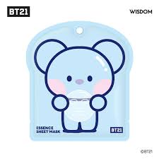 BT21 - Minini Essence Mask Sheet: BT21 Minini Essence Mask Sheet with 25g of essence per mask, offering targeted skin care for various needs. Includes formulas for hydration, elasticity, radiance, and soothing. Available in Pakistan.