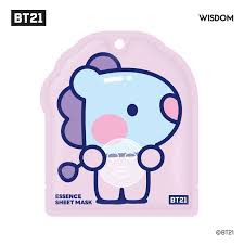 BT21 - Minini Essence Mask Sheet: BT21 Minini Essence Mask Sheet with 25g of essence per mask, offering targeted skin care for various needs. Includes formulas for hydration, elasticity, radiance, and soothing. Available in Pakistan.