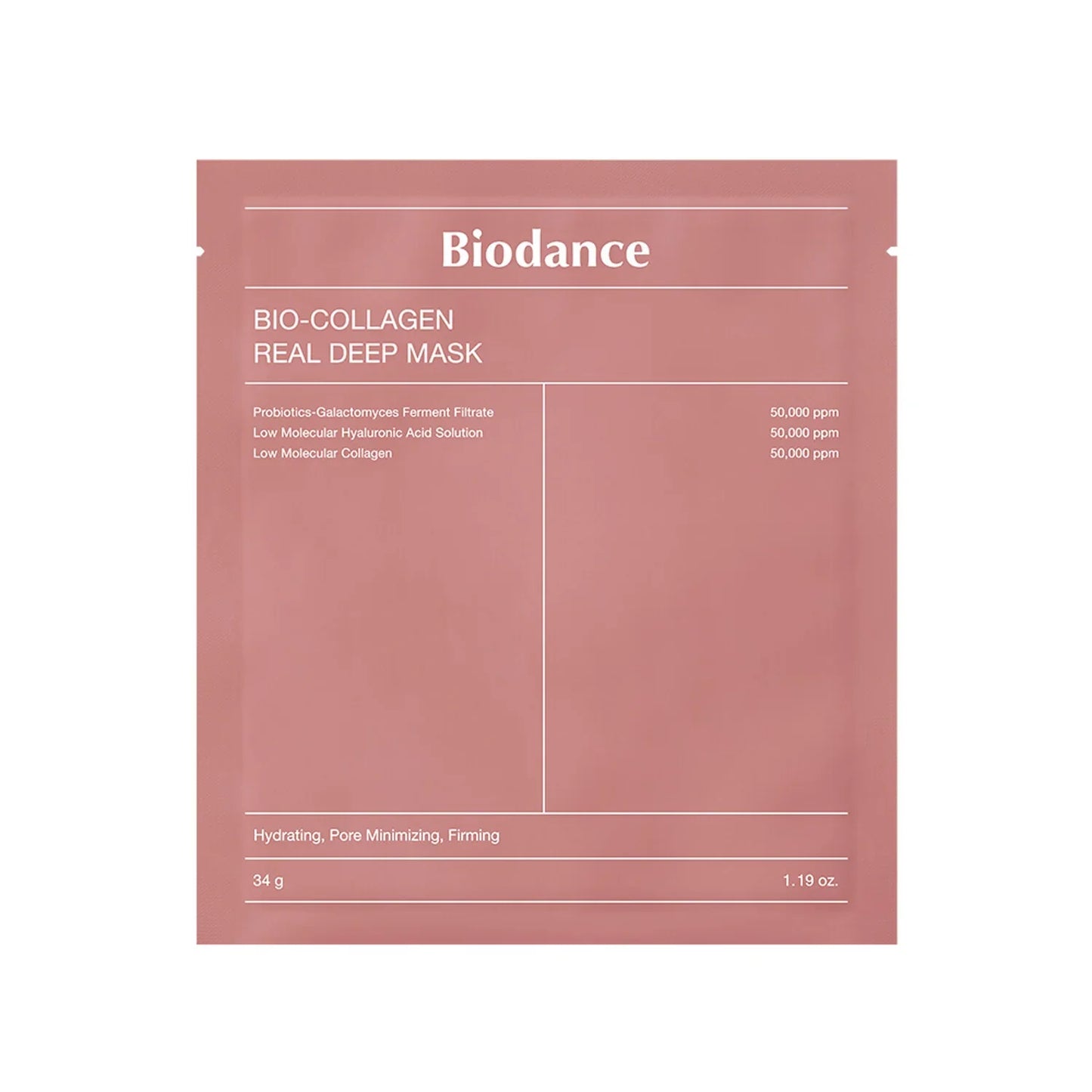 Biodance Bio Collagen Real Deep Mask 34g – Korean skincare for deep hydration, pore tightening, and skin firming. Hypoallergenic and suitable for all skin types. Available in Pakistan at the best price.