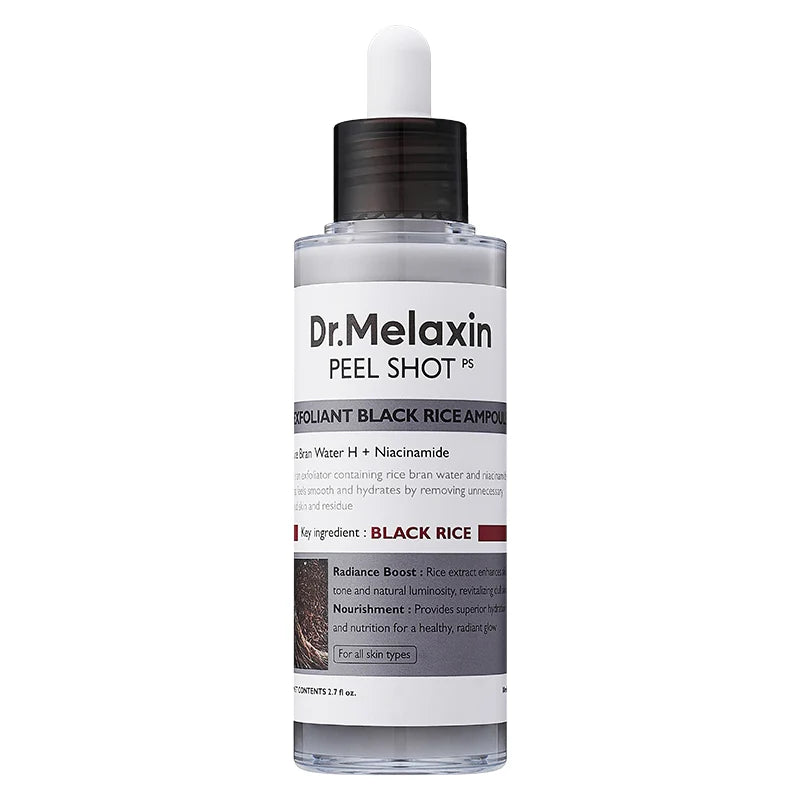 Dr. Melaxin Peel Shot PS Ampoule bottle on a white background