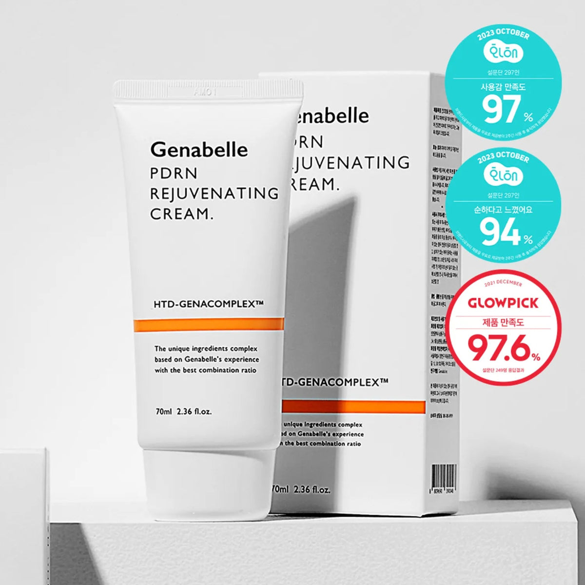 Genabelle PDRN Rejuvenating Cream packaging on a white background