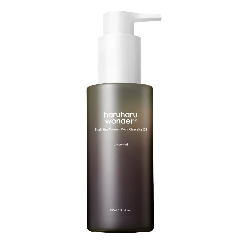 Haruharu Wonder Black Rice Moisture Deep Cleansing Oil 150ml - Unscented, moisturizing deep cleansing oil in Pakistan. Made with 100% natural oils for gentle, non-irritating skincare.