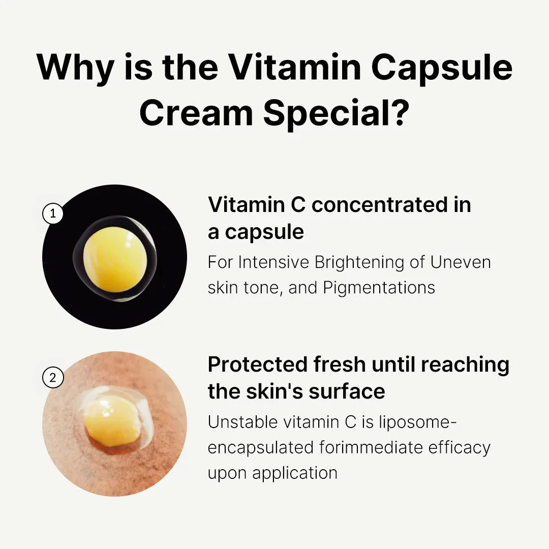 Intense glow and hydration with Medicube Deep Vita C Capsule Cream