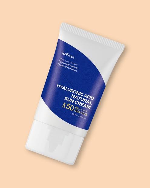 Isntree - Hyaluronic Acid Natural Sun Cream SPF50+ PA++++ 50ml authentic korean skincare products 