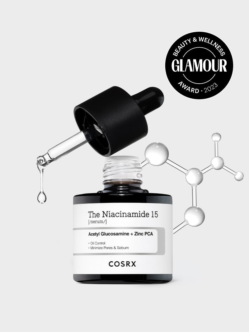 COSRX The Niacinamide 15 Serum 20ml – Minimizes pores, calms redness, and evens skin tone with 15% niacinamide. Ideal for acne-prone and sensitive skin. Available at Kocometic PK.