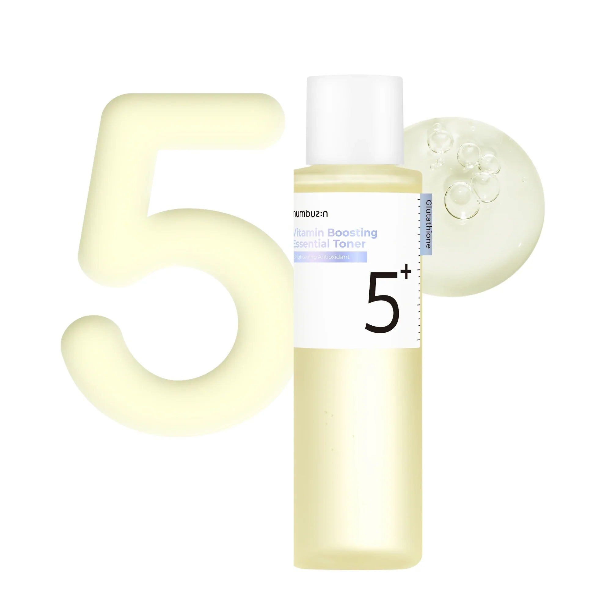 Numbuzin No.5 Glutathione Vitamin Boosting Essential Toner 200ml - Authentic Korean Skincare with Vitamin C and Glutathione in Pakistan.