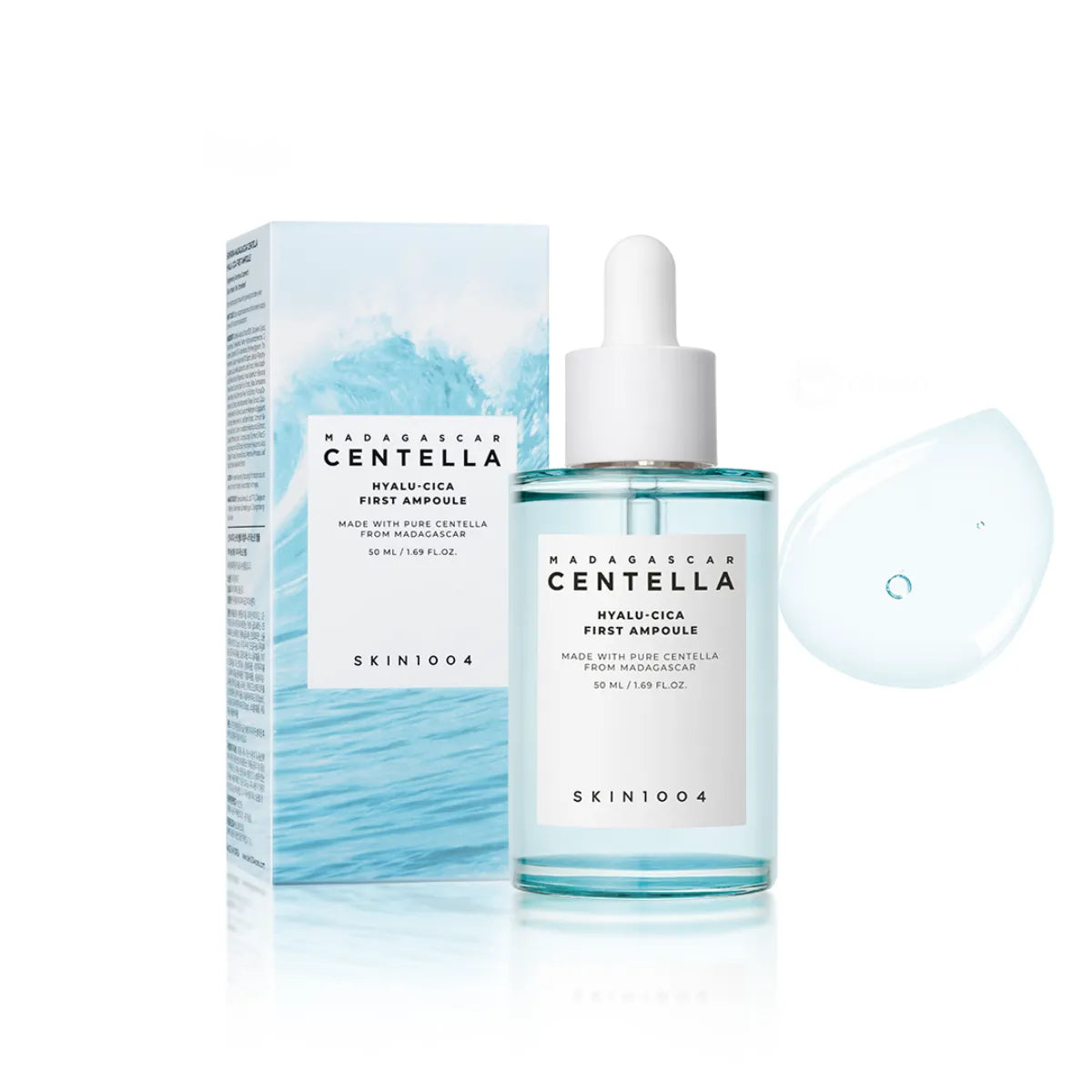 SKIN1004 Madagascar Centella First Ampoule with packaging on a white background