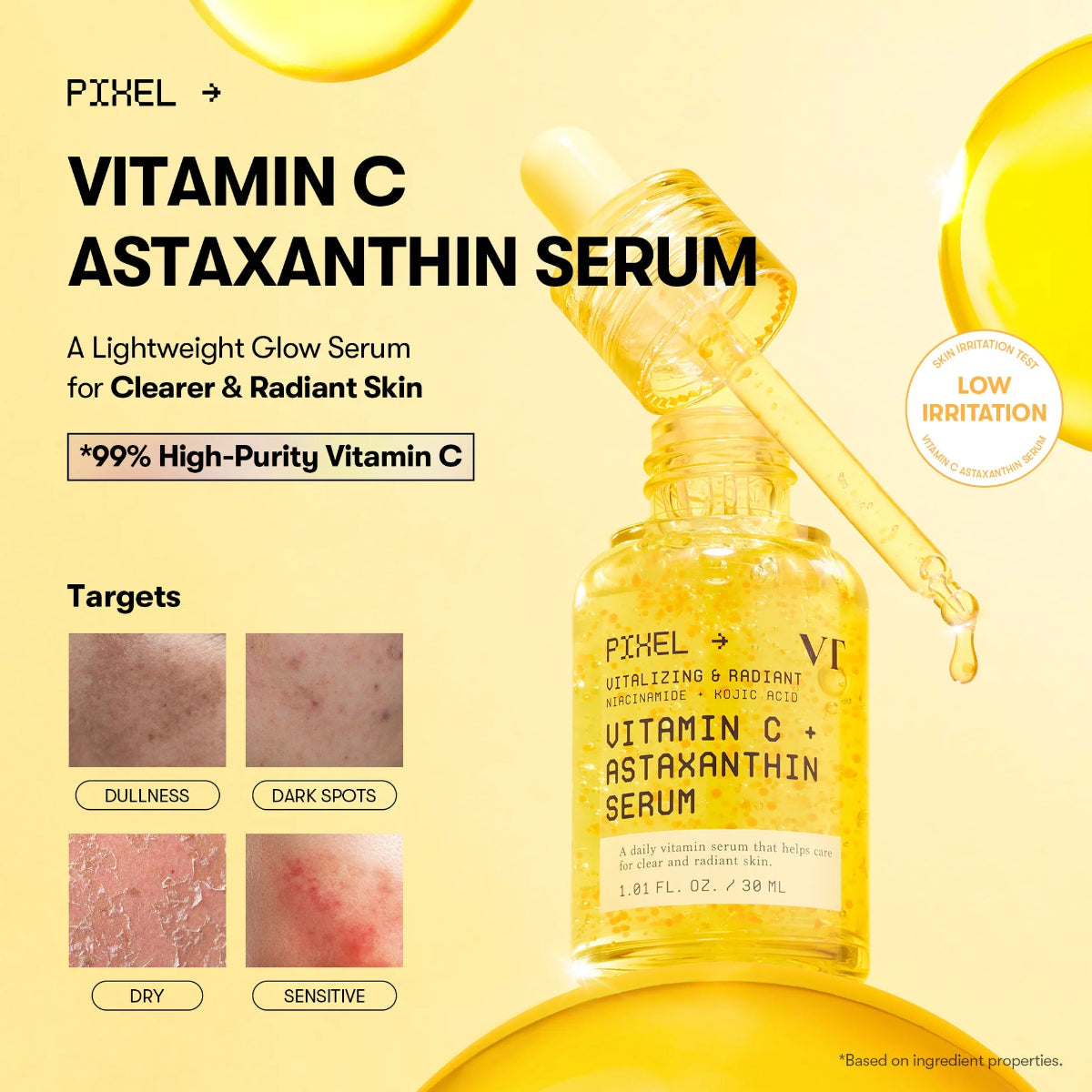 VT Pixel+ Vitamin C + Astaxanthin Serum 30ml