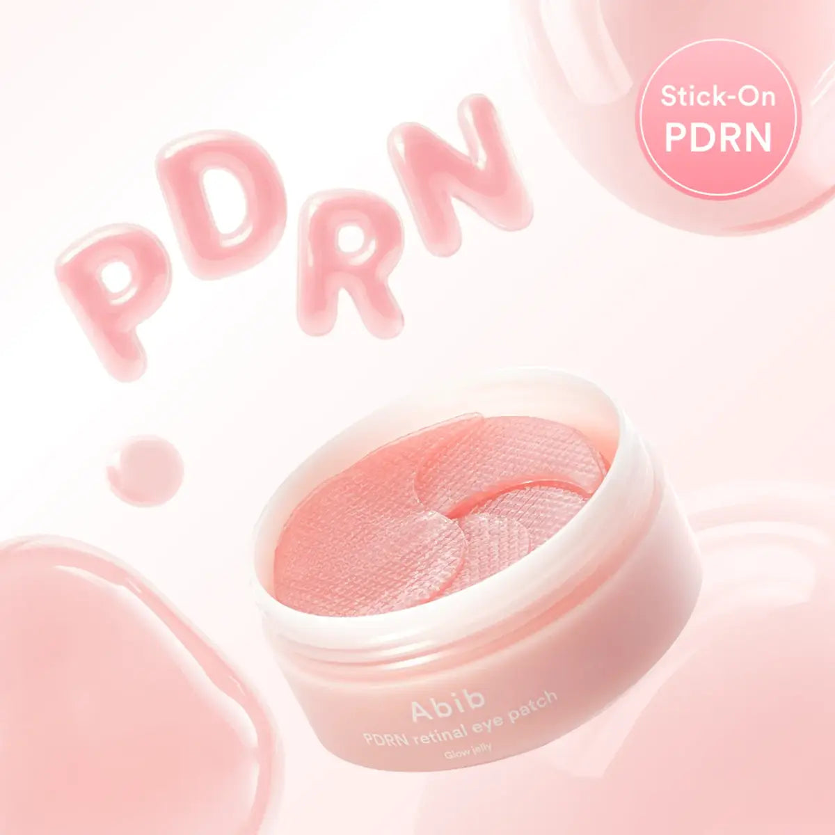 Abib PDRN Retinal Eye Patch Glow Jelly open jar