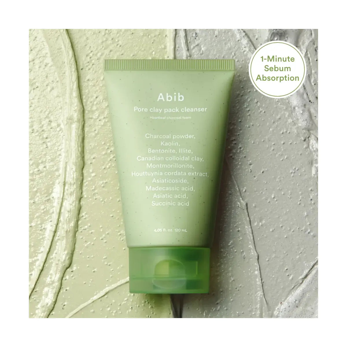 Abib Pore Clay Pack Cleanser texture and sebum care Pakistan
