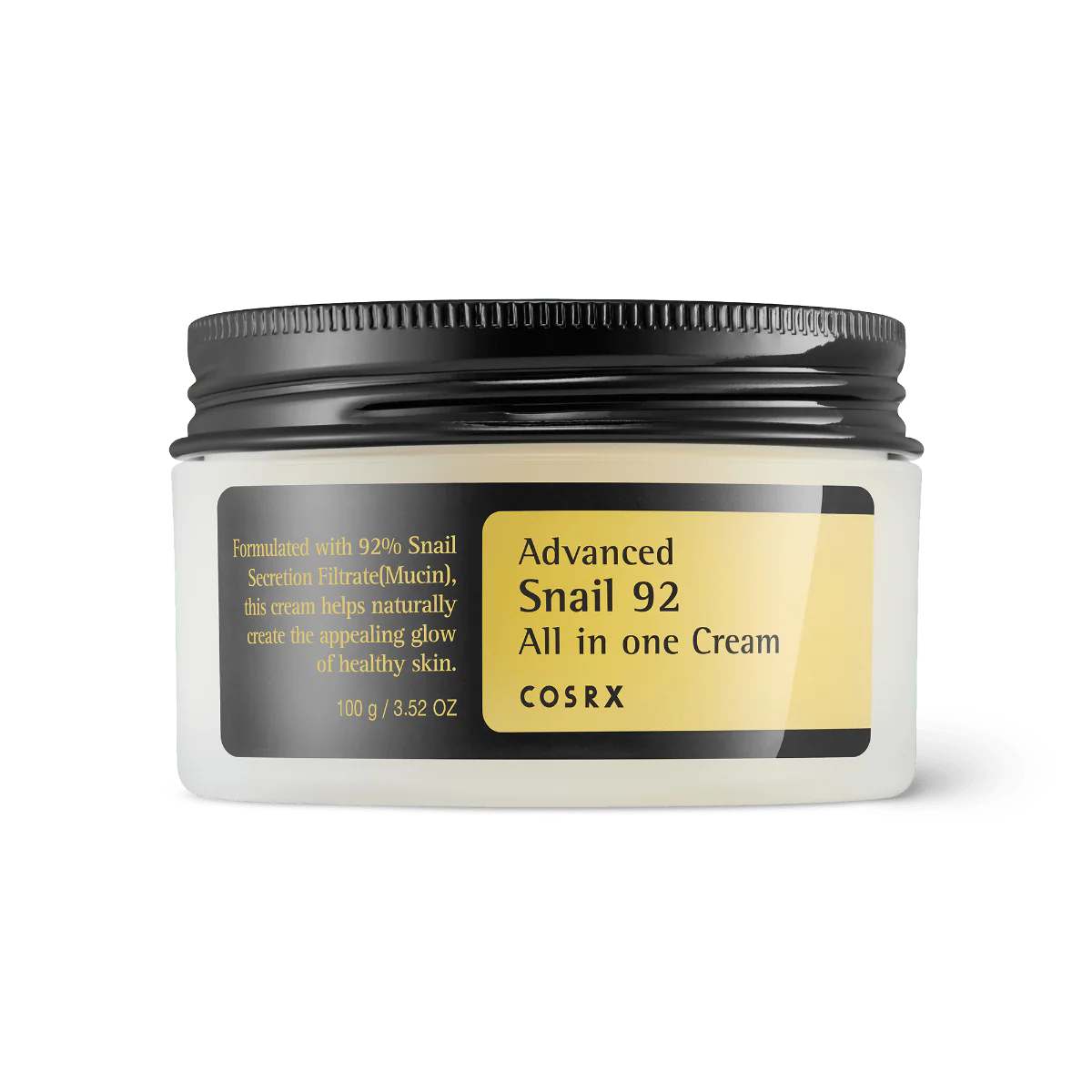 COSRX Advanced Snail 92 All in One Cream 100gm - Korean skincare product available in Pakistan, anti-aging, hydrating, and repairing cream with 92% snail mucin