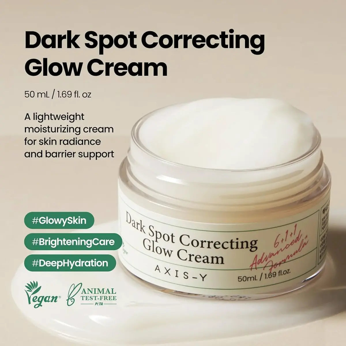 AXIS-Y Dark Spot Correcting Glow Cream 50ml Pakistan promotional image