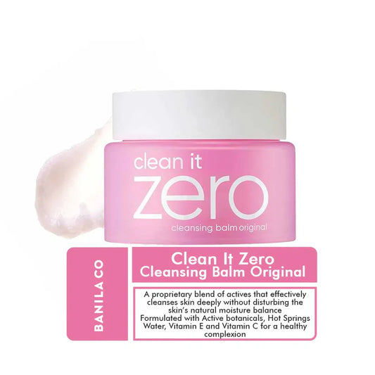 Banila Co Clean It Zero Cleansing Balm Original 50ml - Korean Skincare Cleanser available in Pakistan, removes makeup and impurities, hydrating formula.