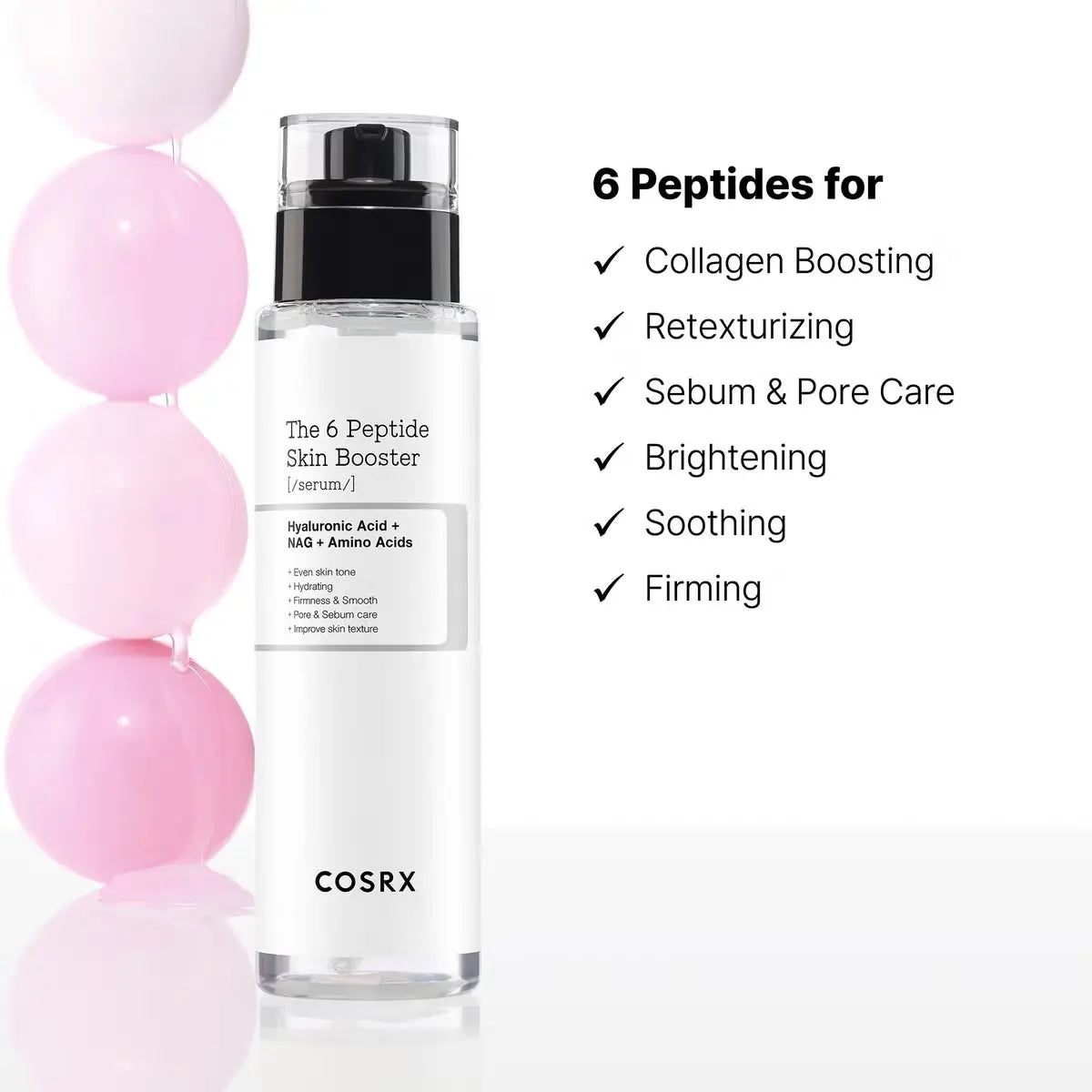 COSRX The 6 Peptide Skin Booster Serum benefits