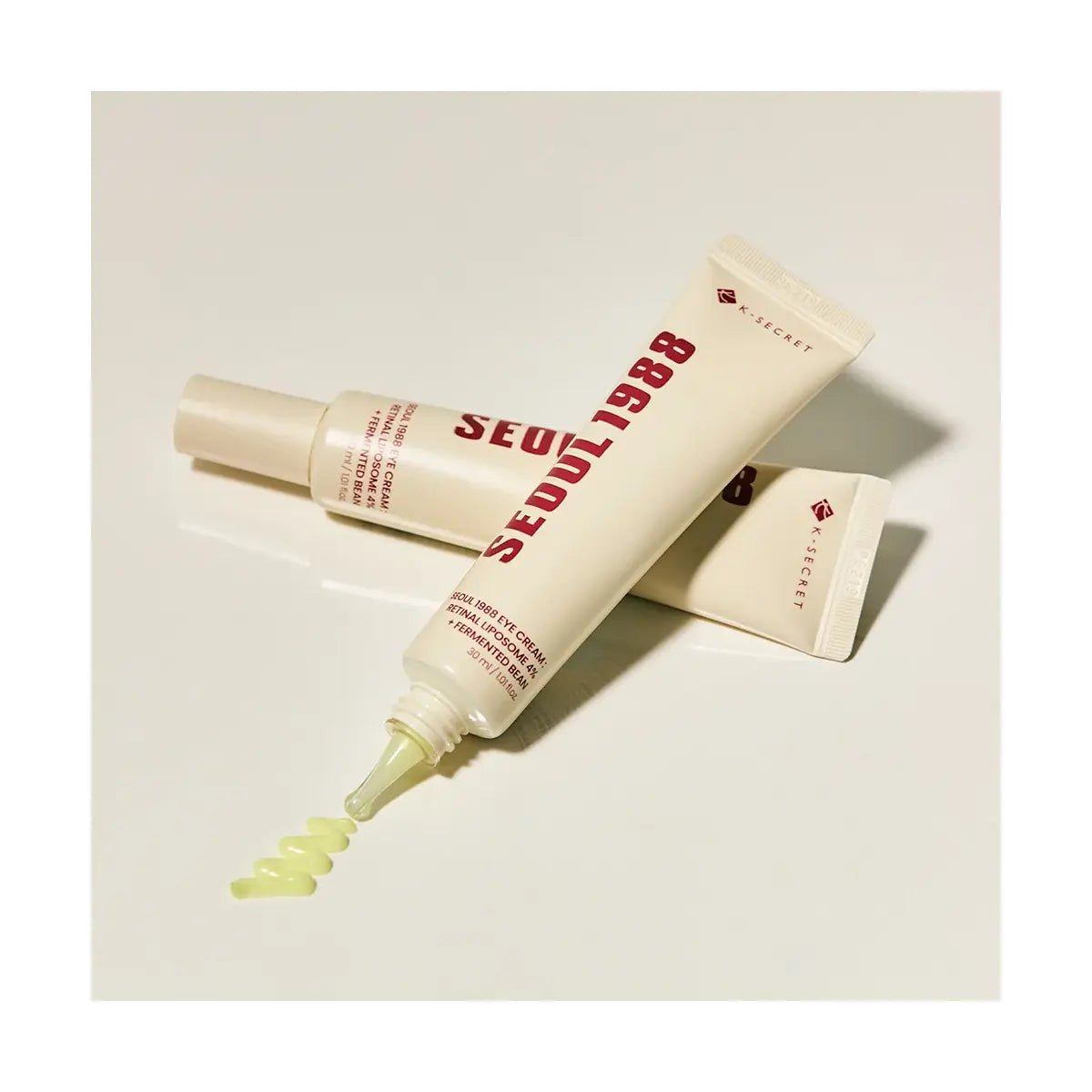 K-SECRET Seoul 1988 Eye Cream texture and tube Pakistan