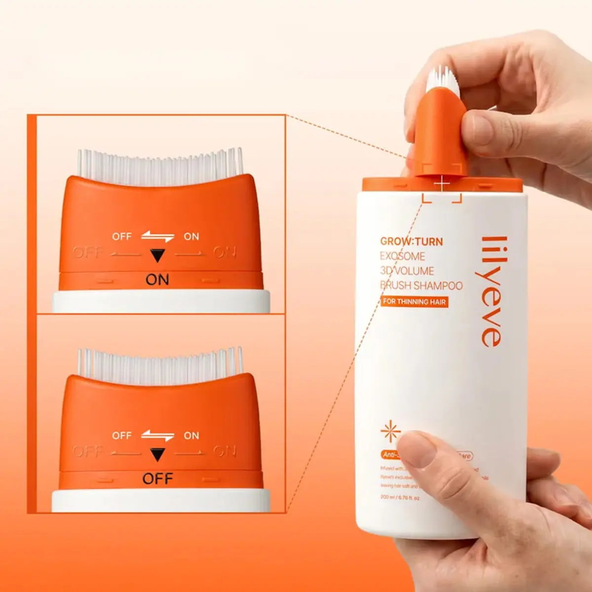 Lilyeve Grow Turn Exosome 3D Volume Brush Shampoo 200ml in Pakistan