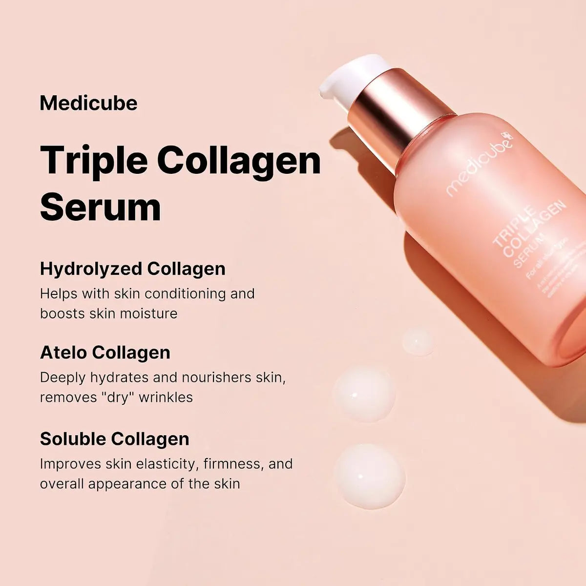 Medicube Triple Collagen Serum ingredients and hydration benefits in Pakistan