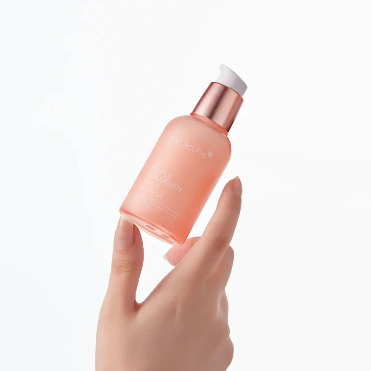 Medicube Triple Collagen Serum pink pump bottle in Pakistan