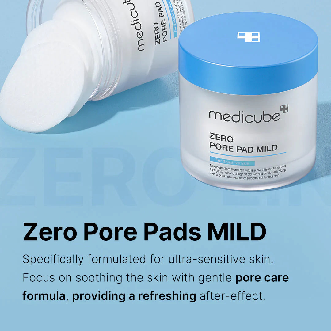 MEDICUBE Zero Pore Pad 2.0 Korean skincare deeply cleanse tighten pores control sebum exfoliate dead skin cells available in Pakistan