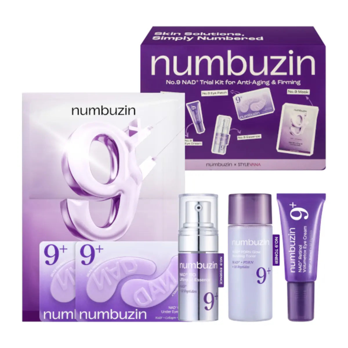 numbuzin No.9 NAD+ Trial Kit for Anti-Aging and Firming 6-Piece Set Pakistan