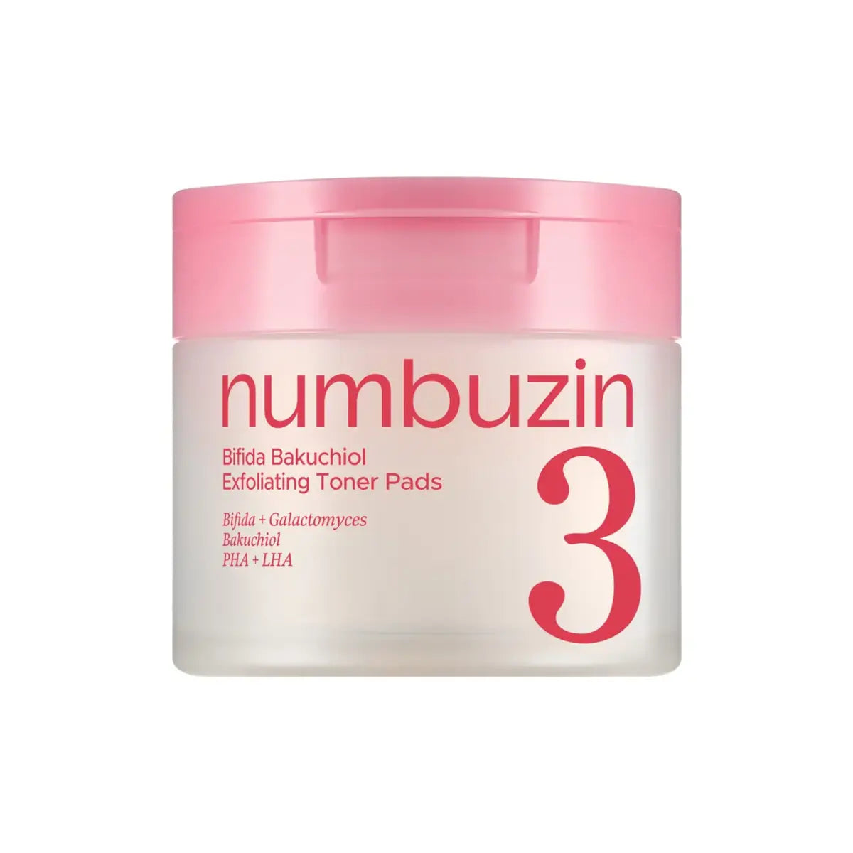 numbuzin No.3 Bifida Bakuchiol Exfoliating Toner Pads 70 Pads
