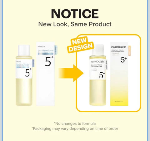 numbuzin No.5 Glutathione Vitamin Boosting Essential Toner 200ml in pakistan