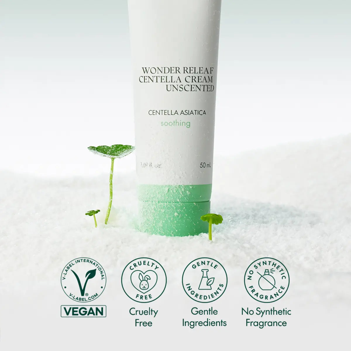 PURITO SEOUL Wonder Releaf Centella Cream Unscented 50ml promotional image in Pakistan