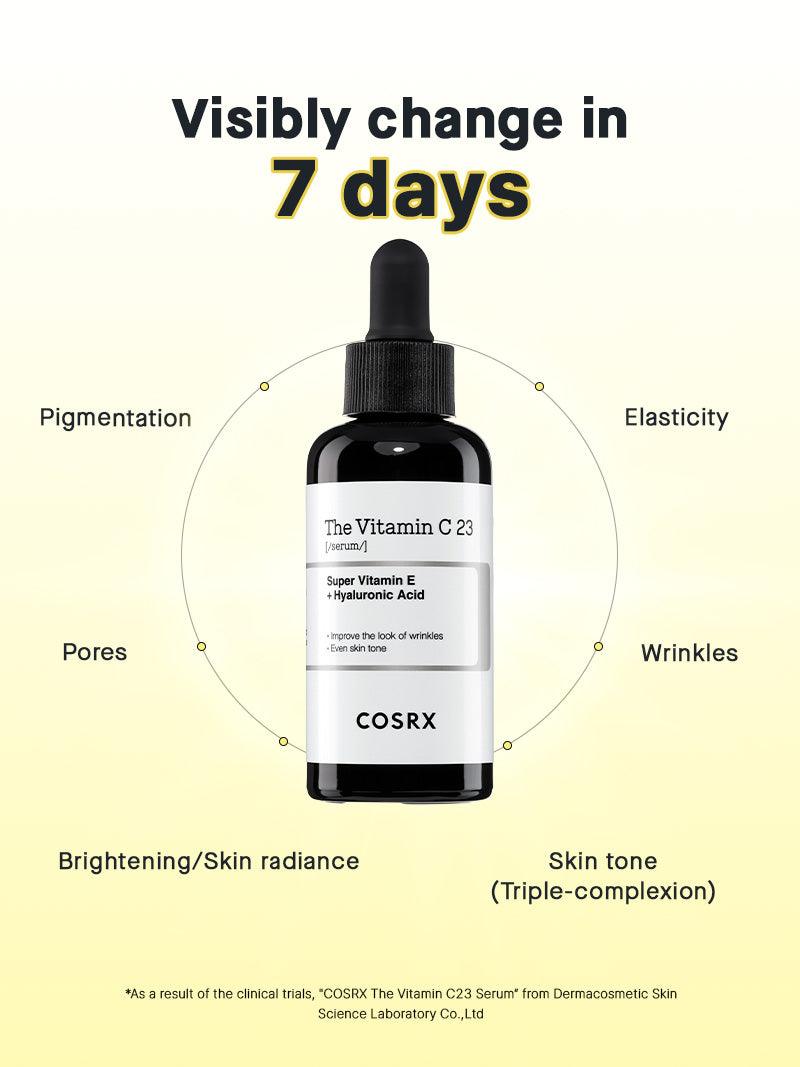 Cosrx – The Vitamin C23 Super Vitamin E + Hyaluronic Acid 20ml