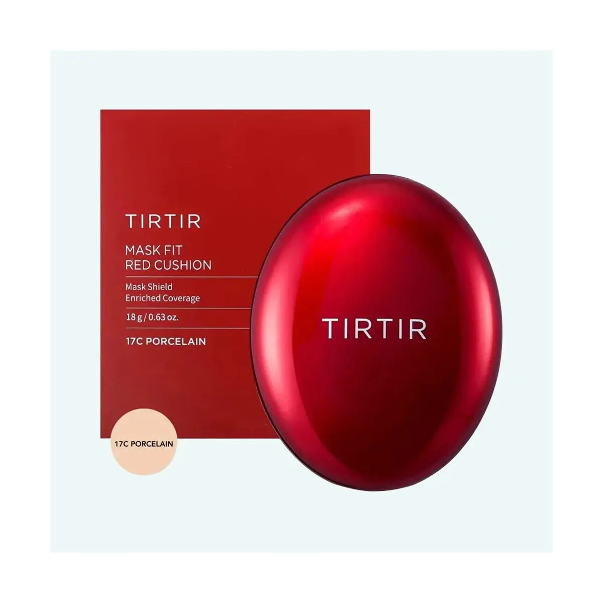 TIRTIR Mask Fit Red Cushion SPF40 PA++ 17C Porcelain 18g