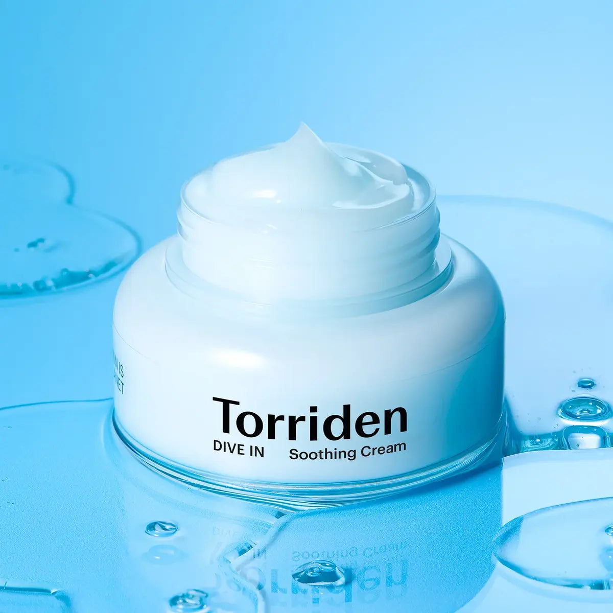 Torriden DIVE-IN Soothing Cream 100ml open jar