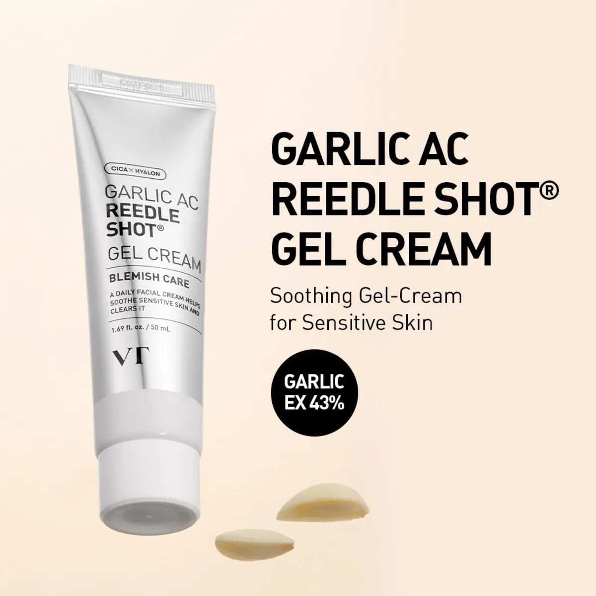 VT Garlic AC Reedle Shot Gel Cream 50ml soothing blemish care