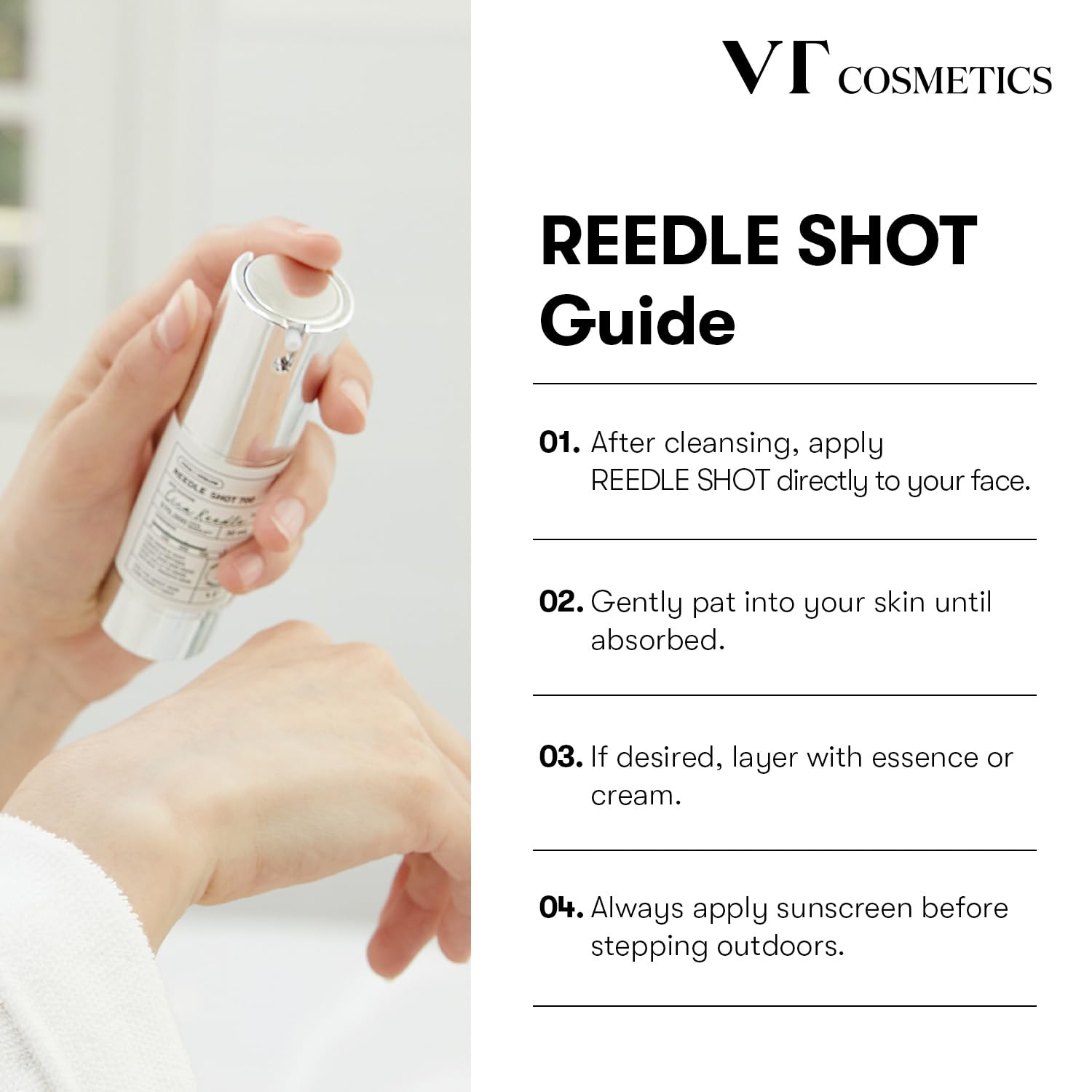 VT Cosmetics Reedle Shot 300 - Authentic Korean Skincare Product in Pakistan for Deep Hydration and Skin Renewal